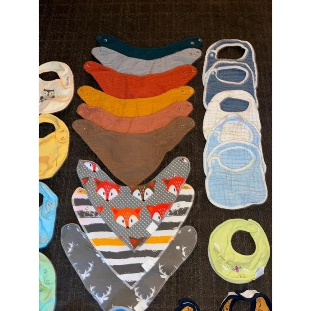 Lot of 25 Baby Bibs